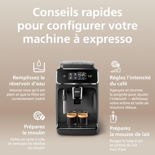 Expresso broyeur Série 2200-2 Cafés Noir mat (EP2220/10) – Image 6