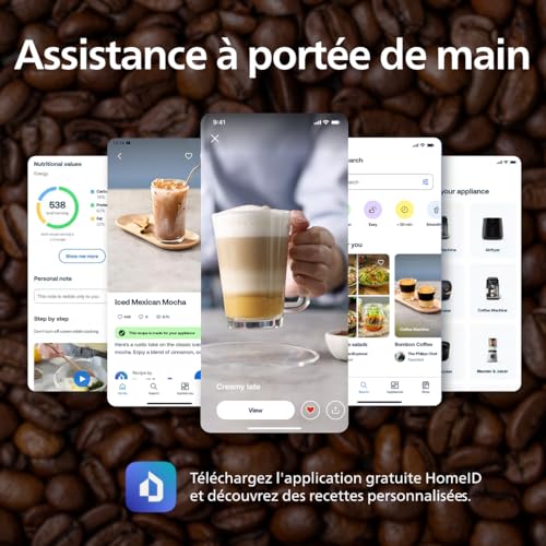Expresso broyeur Série 2200-2 Cafés Noir mat (EP2220/10) – Image 5