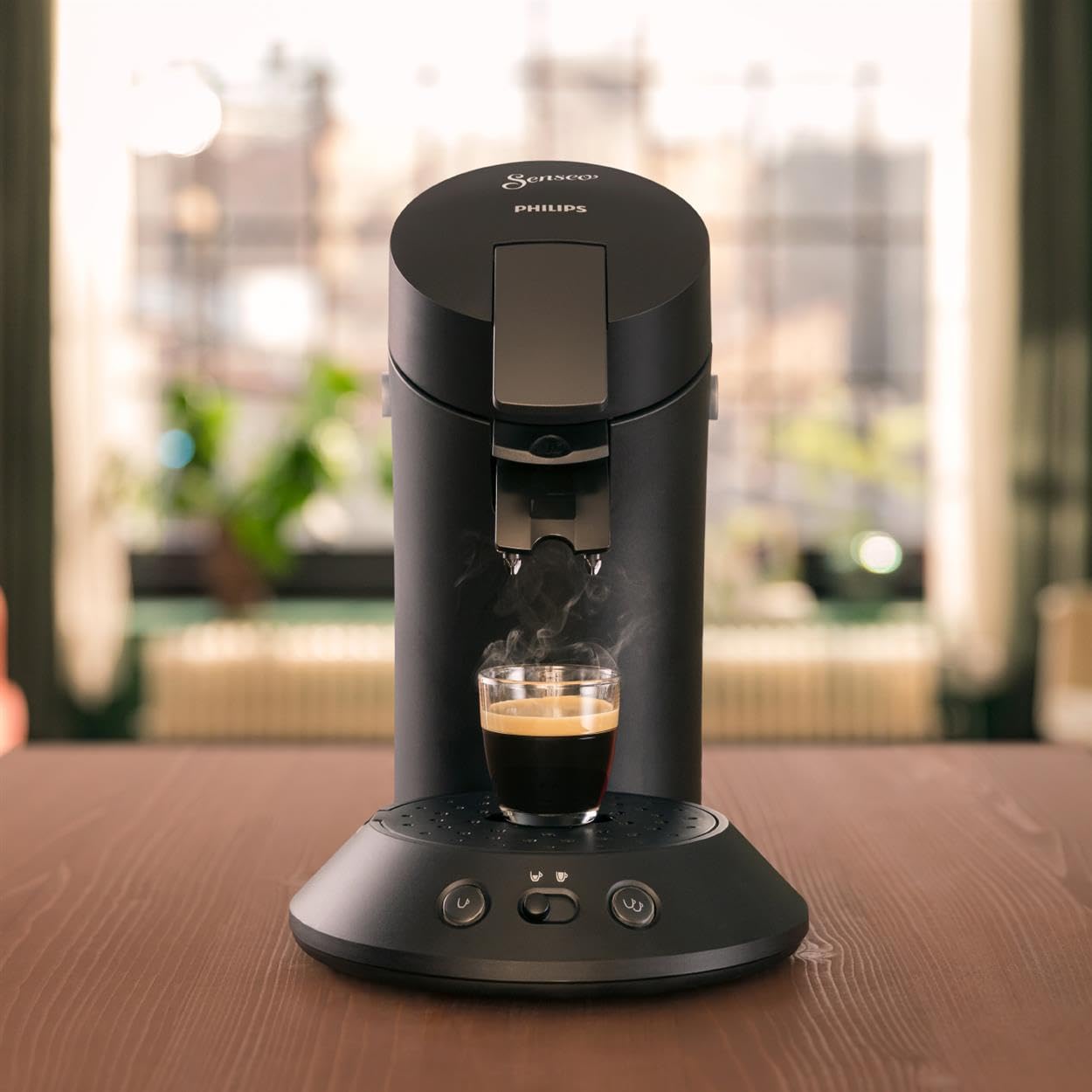 SENSEO Original Plus Machine à café à dosettes Noir intense (CSA210/61) – Image 4