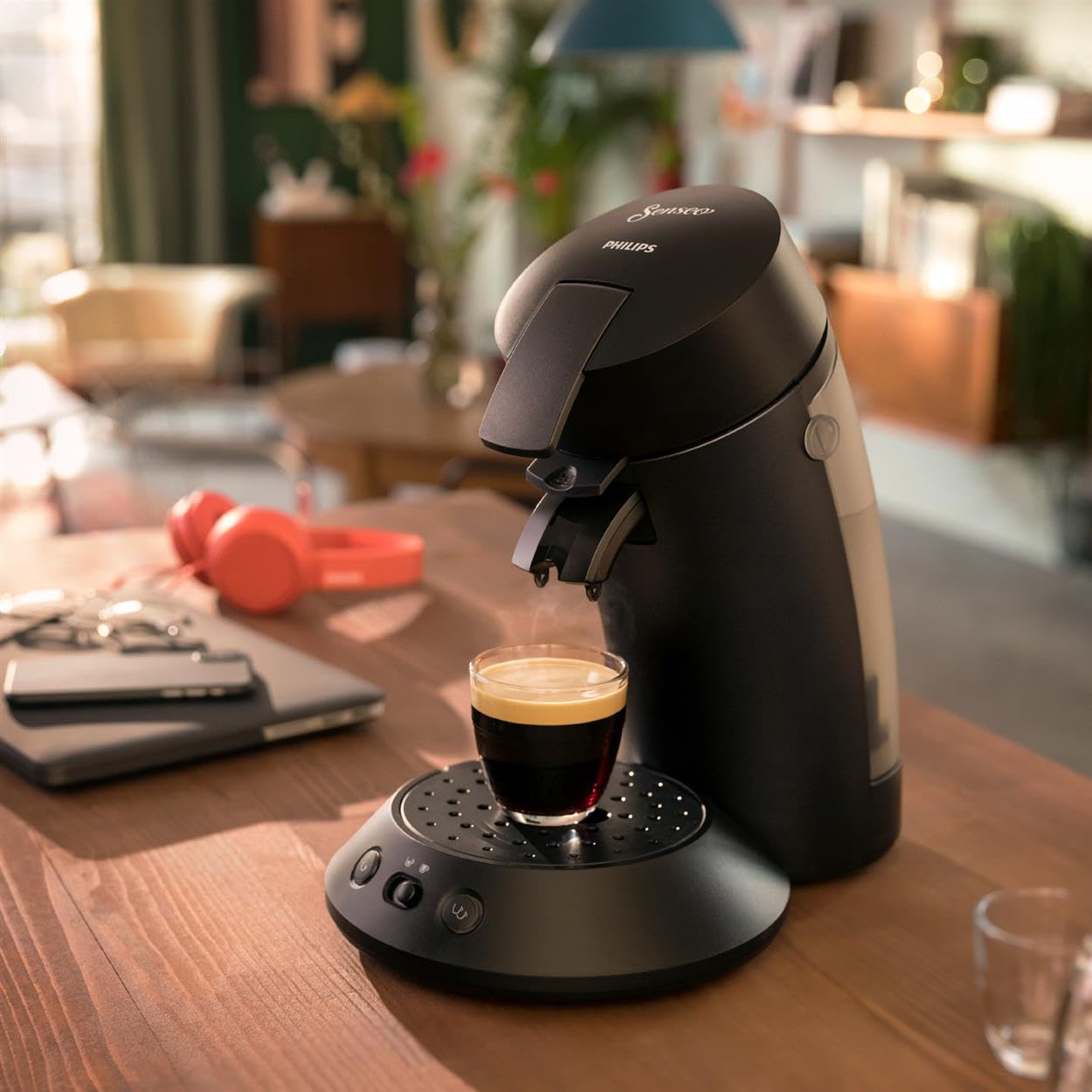 SENSEO Original Plus Machine à café à dosettes Noir intense (CSA210/61) – Image 5