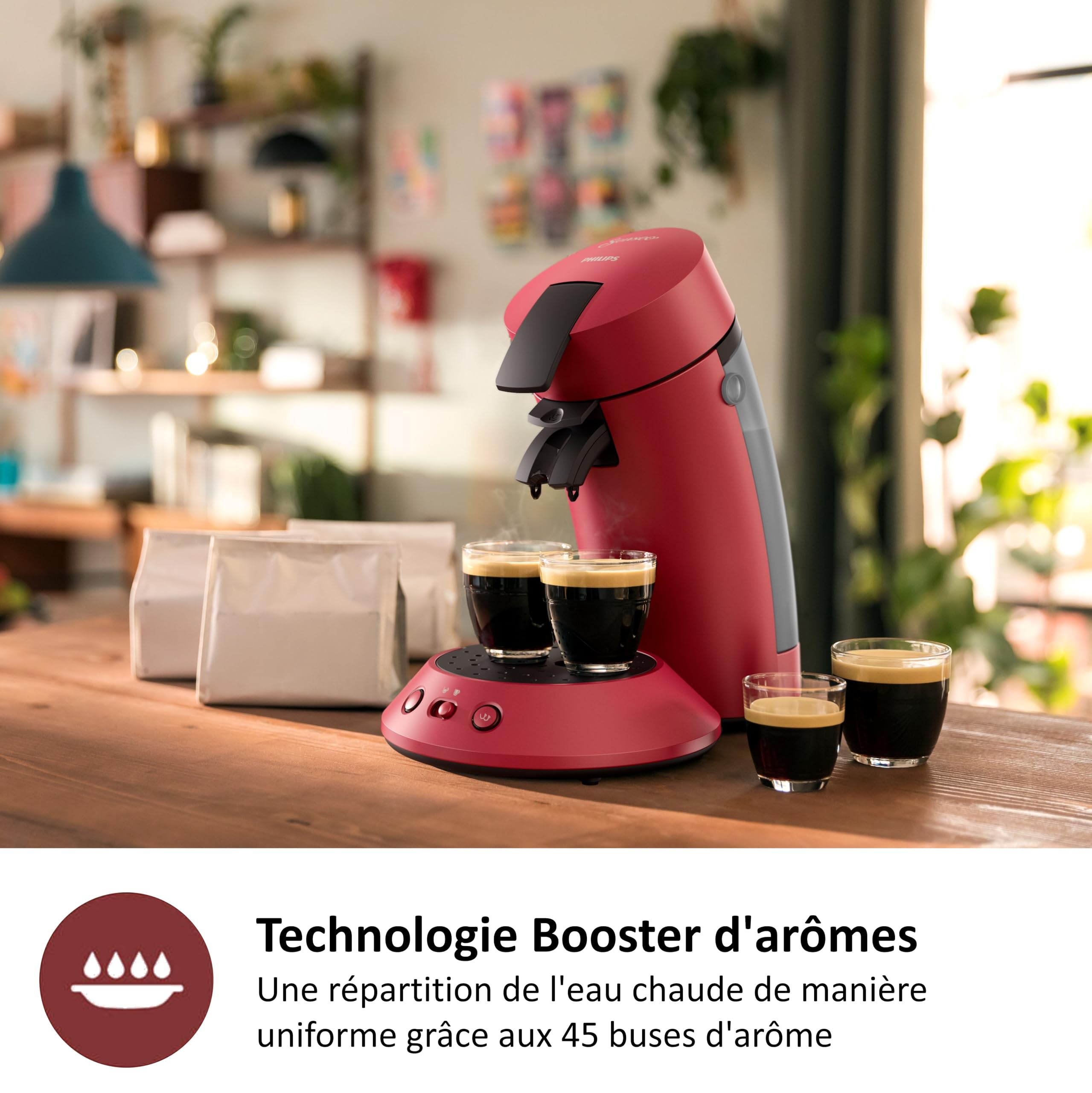SENSEO Original Plus Machine à Café à Dosettes Plastique Recyclé (CSA210/91) – Image 5